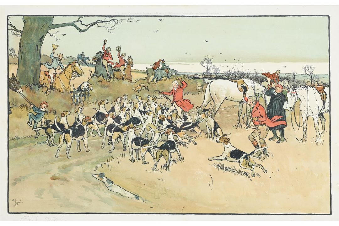 CECIL ALDIN (BRITISH 1870-1935), THE FALLOWFIELD HUNT, SET OF SIX - Image 8 of 14