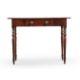 Y A REGENCY MAHOGANY AND EBONY LINE INLAID BREAKFRONT SIDE TABLE - Image 1 of 4