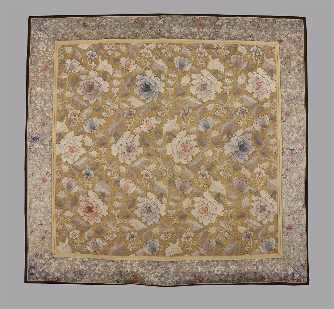 A fine Chinese Kesi weave panel