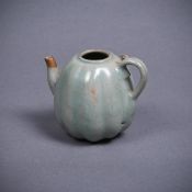 A Korean Melon-shaped Wine Ewer