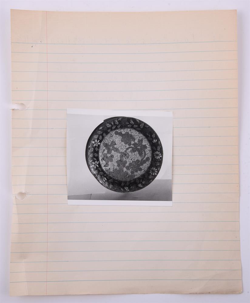 A Chinese Cloisonné three-footed censer stand - Image 8 of 8