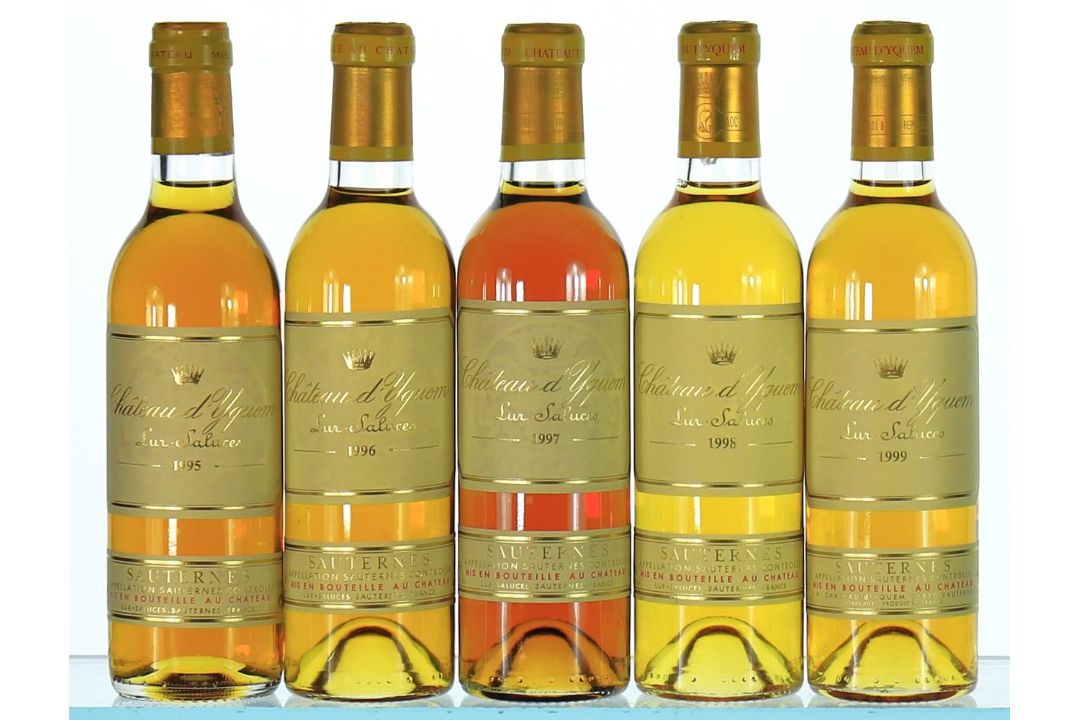 1995/1999 Vertical of Chateau d'Yquem Premier Cru Superieur, Sauternes (Halves)