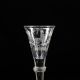 AN ENGRAVED WILLIAMITE WINE GLASS OF THE TYPE FROM THE PUGH BROTHERS STUDIOS - Image 3 of 3