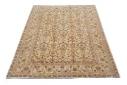 AN INDIAN WOOL CARPET