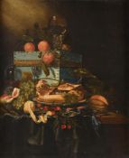 FOLLOWER OF PIETER DE RING, A STILL LIFE OF FRUIT