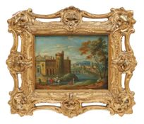 ATTRIBUTED TO MARC BAETS (FLEMISH FL. 1700-1749), RIVER LANDSCAPES WITH TOWNS AND RUINS (4)