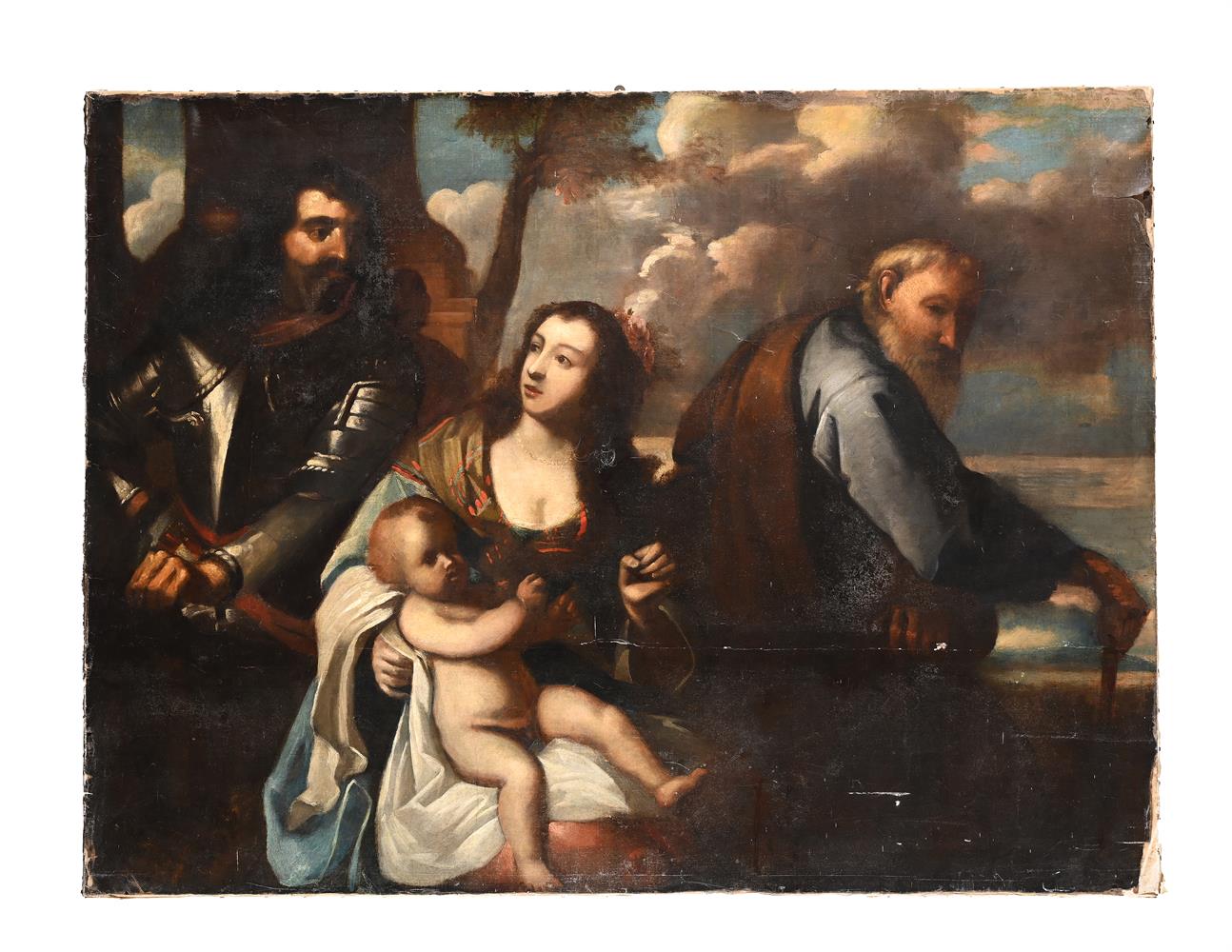 VENETIAN SCHOOL (17TH CENTURY), THE THREE AGES OF MAN - Image 2 of 3