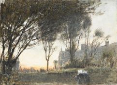 ALBERT GOODWIN (BRITISH 1845-1932), THE CONVENT