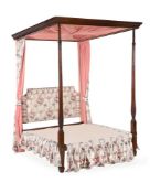 A GEORGE III MAHOGANY FOUR POST BED, CIRCA 1810