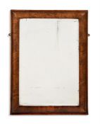 A WILLIAM & MARY WALNUT 'CUSHION' FRAME MIRROR, CIRCA 1690