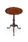 A GEORGE III MAHOGANY 'PIE-CRUST' WINE TABLE, CIRCA 1780-1800