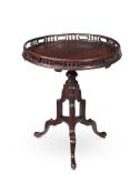 A GEORGE III MAHOGANY TRIPOD TABLE, CIRCA 1765
