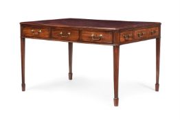 A GEORGE III MAHOGANY LIBRARY OR WRITING TABLE, CIRCA 1775