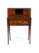 Y A LOUIS XVI MARQUETRY AND PARQUETRY BONHEUR DU JOUR, CIRCA 1785