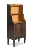 A PAINTED WATERFALL BOOKCASE, 19TH CENTURY