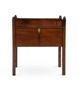A GEORGE III MAHOGANY BEDSIDE CUPBOARD, CIRCA 1770