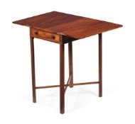 AN UNUSUAL GEORGE III MAHOGANY TEA OR 'PATIENCE' TABLE, CIRCA 1800
