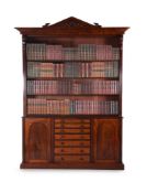 A WILLIAM IV MAHOGANY LIBRARY BOOKCASE, CIRCA 1835