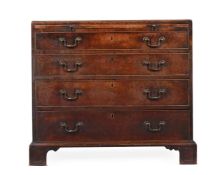 A GEORGE II MAHOGANY CHEST OF DRAWERS, CIRCA 1750