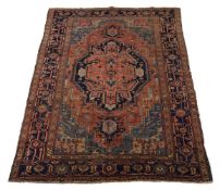 A HERIZ CARPET, approximately 320 x 218cm