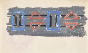 λ VARVARA STEPANOVA (RUSSIAN 1894-1958), TEXTILE DESIGN 4, STEP 4
