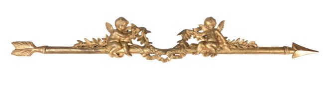 A CARVED GILTWOOD WALL MOUNT