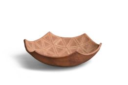 λ ANNIE FOURMANOIR (B.1931), A LARGE STONEWARE BOWL