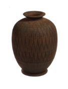 λ JENIFER JONES (BRITISH B. 1940), A STONEWARE VASE
