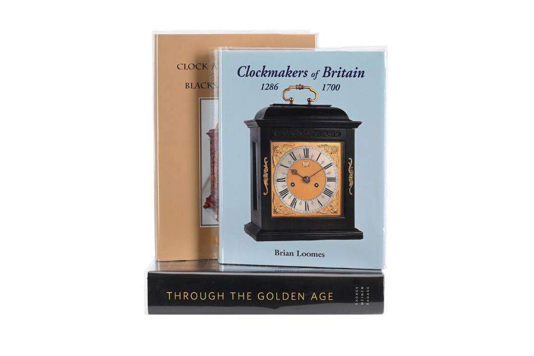 Ɵ HOROLOGICAL REFERENCE BOOKS ON EARLY ENGLISH CLOCKMAKING, THREE VOLUMES: