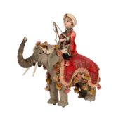A FINE FRENCH 'WALKING ELEPHANT' AUTOMATON FIGURE
