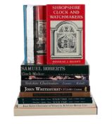 Ɵ HOROLOGICAL REFERENCE BOOKS ON REGIONAL CLOCKMAKING, ELEVEN VOLUMES:
