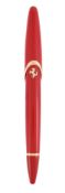 MONTEGRAPPA, FERRARI, A LIMITED EDITION RACING RED LACQUER FOUNTAIN PEN