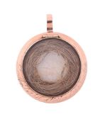 A GEORGE III GOLD LOCKET, CIRCA 1794