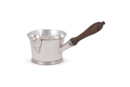 A GEORGE IV SILVER BRANDY PAN