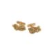A PAIR OF 18 CARAT GOLD KNOT CUFFLINKS, BIRMINGHAM 1967 IMPORT MARK - Image 1 of 2