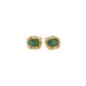 A PAIR OF 18 CARAT GOLD AND JADEITE JADE CUFFLINKS, LONDON 1968 - Image 1 of 2