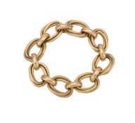 A 1970S GOLD COLOURED ITALIAN HOOPED BRACELET