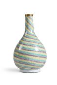 A CHINESE FAMILLE VERTE BOTTLE VASE, KANGXI (1662-1722)