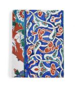 A GLAZED BORDER TILE, OTTOMAN TURKEY, LATE 16TH CENTURY
