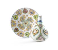 A KUTAHYA POTTERY DISH, OTTOMAN, ANATOLIA, 18TH CENTURY