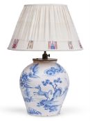 TWO BLUE AND WHITE DELFT VASES, LATE 18TH/EARLY 19TH CENTURY