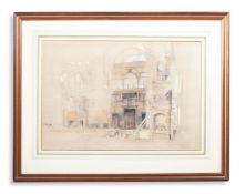 JOHN FREDERICK LEWIS (ENGLISH 1804-1876), THE INTERIOR OF THE MOSQUE OF SANTA SOPHIA