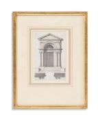 THOMAS SANDBY R. A. (ENGLISH 1721-1798), DESIGN FOR A NEO-CLASSICAL ENTRANCE AND DOORWAY
