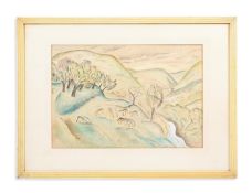 λ DAVID JONES (BRITISH 1895-1974), SPIRIT IN AN ORCHARD