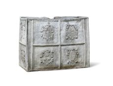 A LEAD WATER CISTERN IN THE GEORGE I STYLE, PROBABLY LATE 19TH CENTURY