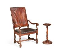 A LOUIS XIV WALNUT FAUTEUIL, EARLY 18TH CENTURY