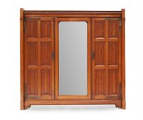 A VICTORIAN OAK WARDROBE ATTRIBUTED TO A.W.N. PUGIN, CIRCA 1840