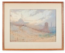 AUGUSTUS OSBORNE LAMPLOUGH (BRITISH 1877-1930), CAIRO AT DUSK