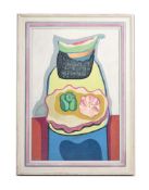 λ ROBERT MACBRYDE (SCOTTISH 1913-1966), STILL LIFE WITH GREEN PEPPER AND WATERMELON