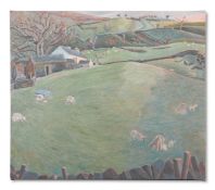 λ LOUISE STURGIS (BRITISH B. 1962), FARMHOUSE IN LONGSLEDDALE (DOCKER NOOK)